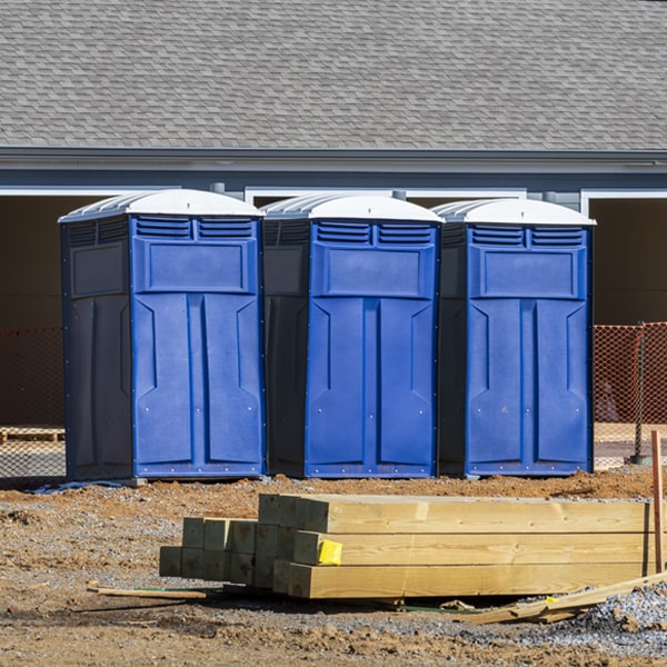 are there any restrictions on where i can place the porta potties during my rental period in Homer Nebraska